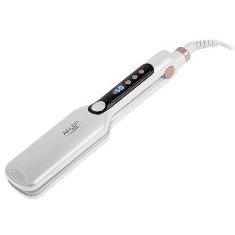 Adler Prostownica do włosów - Wide | AD 2325 | Ceramiczny system grzewczy | Wyświetlacz LCD | Temperatura (min.) 150 °C | Temperatura 