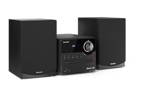 Sharp Sharp XL-B512(BK) Mikrosystem Hi-Fi, CD/FM/USB/Bluetooth v5.0, 45W, czarny Sharp | Mikrosystem Hi-Fi | XL-B512(BK) | Port USB | 