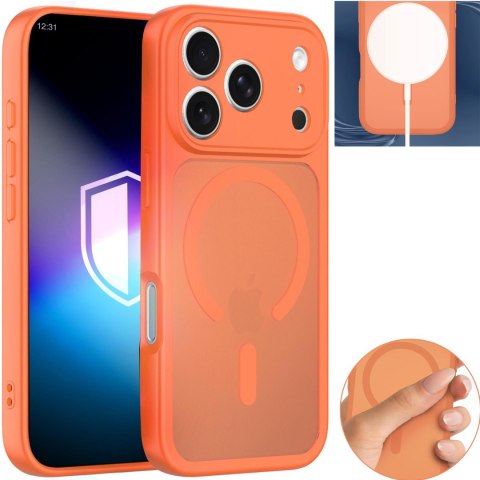 Etui Apple iPhone 17 Pro Max - 3mk Misty MagCase Orange