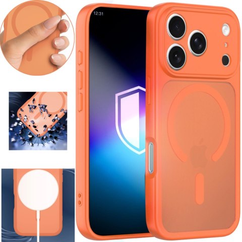 Etui Apple iPhone 17 Pro Max - 3mk Misty MagCase Orange