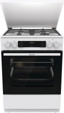 Kuchnia gazowo-elektryczna GORENJE GKS6C71WF 60 cm | AirFry | ExtraSteam | FrozenBake | biały