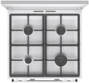 Kuchnia gazowo-elektryczna GORENJE GKS6C71WF 60 cm | AirFry | ExtraSteam | FrozenBake | biały
