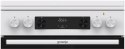 Kuchnia gazowo-elektryczna GORENJE GKS6C71WF 60 cm | AirFry | ExtraSteam | FrozenBake | biały