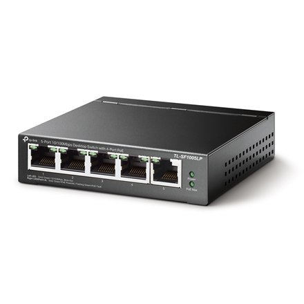 TP-LINK TP-LINK | Switch | TL-SF1005LP | Niezarządzalny | Desktop | Ilość portów 10/100 Mb/s (RJ-45) 5 | Ilość portów 1 Gb/s (RJ-45) | I
