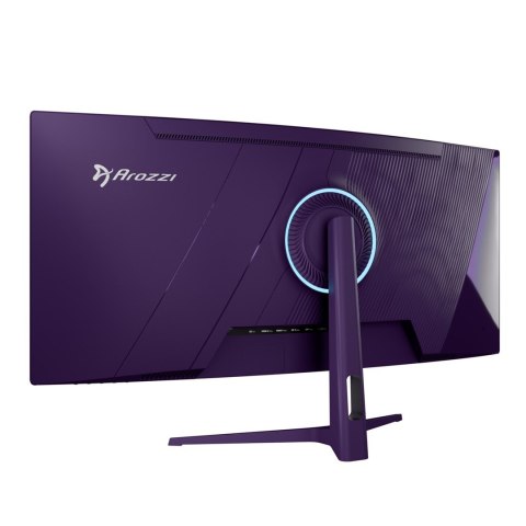 Arozzi Nova 34" Curved monitor komputerowy 86,4 cm (34") 3440 x 1440 px 4K Ultra HD LED Fioletowy