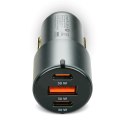 EVERACTIVE ŁADOWARKA SAMOCHODOWA 1 X USB QC3.0, 2X USB-C PD 60W CZARNA CC-40Q