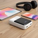 EVERACTIVE POWERBANK 20 000MAH, 2X USB, 1X USB-C 22,5W, QC4+, WYŚWIETLACZ LCD, BIAŁY EB-20Q