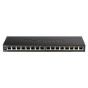 D-Link D-Link | 16-portowy gigabitowy przełącznik biurkowy | DGS-1016S | Niezarządzany | Biurkowy | Ilość portów 10/100 Mb/s (RJ-45) | 