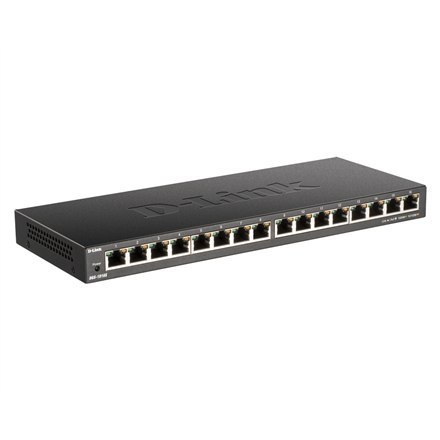 D-Link D-Link | 16-portowy gigabitowy przełącznik biurkowy | DGS-1016S | Niezarządzany | Biurkowy | Ilość portów 10/100 Mb/s (RJ-45) | 