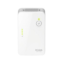 D-Link D-Link | Przedłużacz zasięgu Wi-Fi AC1300 | DAP-1620 | 802.11ac | 400+867 Mbit/s | 10/100/1000 Mbit/s | Porty LAN Ethernet (RJ-4