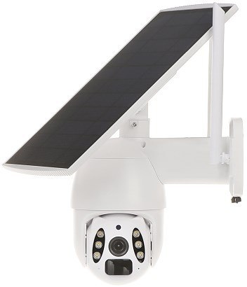 Apt. kamera solarna IP, obrotowa zewnętrzna APTI-W21S4-TUYA-S2 Wi-Fi, Tuya Smart - 3 Mpx 3.6 mm
