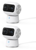 Kamera IP Anker Eufy S350 | Obiektyw szerokokątny | Blat stołu | Karta Micro SD, maks. 128 GB | Biały