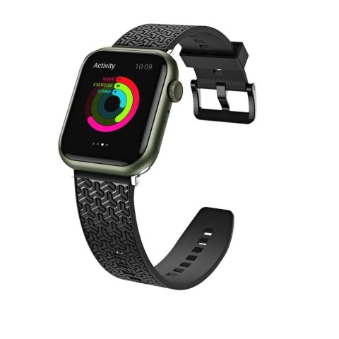 Pasek bransoleta do zegarka Apple Watch 38 / 40 / 41 mm - czarny