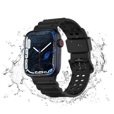 Pasek elastyczny do Apple Watch 38 / 40 / 41 mm - czarny