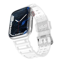 Pasek elastyczny do Apple Watch 38 / 40 / 41 mm - przezroczysty