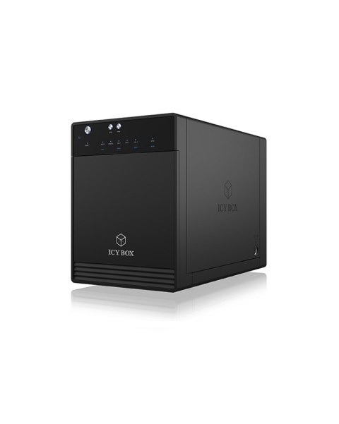 ICY BOX IB-3740-C31 Obudowa HDD/SSD Czarny 2.5/3.5"