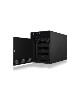 ICY BOX IB-3740-C31 Obudowa HDD/SSD Czarny 2.5/3.5