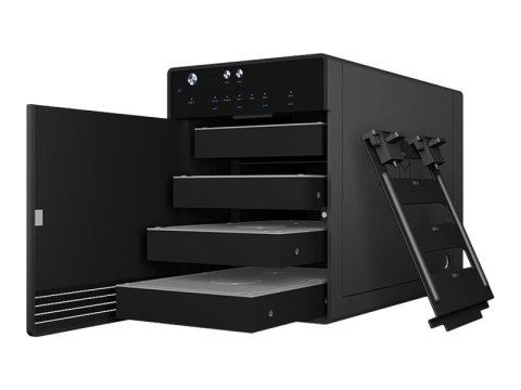 ICY BOX IB-3740-C31 Obudowa HDD/SSD Czarny 2.5/3.5"