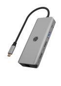 Stacja dokująca ICY BOX IB-DK4012-CPD Przewodowa USB 3.2 Gen 1 (3.1 Gen 1) Type-C Antracyt, Czarny