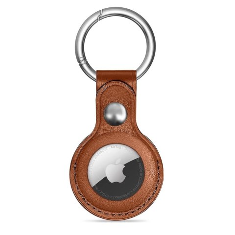 Etui brelok na lokalizator Apple AirTag 1 / 2 NaturalFit - brązowy