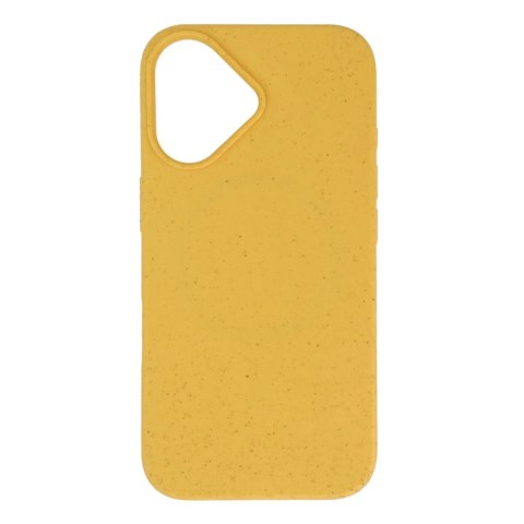 Etui pokrowiec case na iPhone 16 - żółty