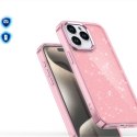 Etui pokrowiec na iPhone 16 Pro Glitter Case - różowe z brokatem