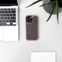 Etui pokrowiec na iPhone 16 Pro Glitter Case - różowe z brokatem