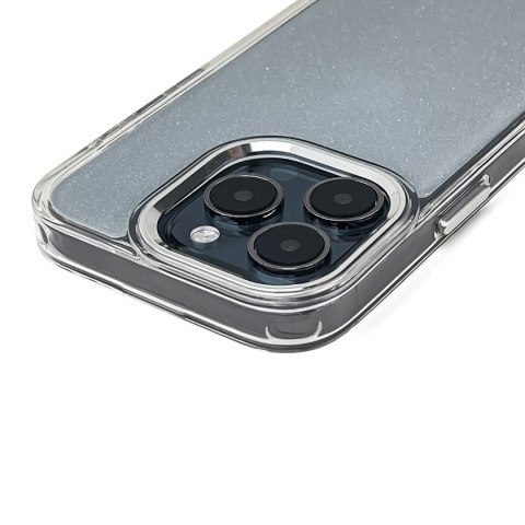 Etui pokrowiec na iPhone 16 Pro Max Glitter Case - przezroczyste z brokatem