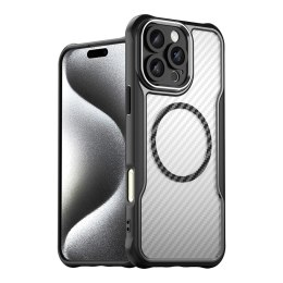Etui silikonowe do iPhone 16 Pro Leading Series MagSafe - czarne