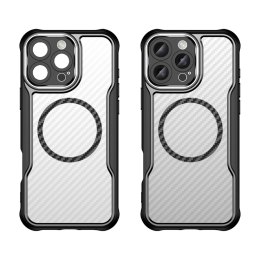 Etui silikonowe do iPhone 16 Pro Leading Series MagSafe - czarne