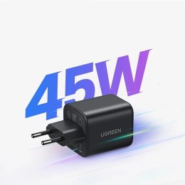 Ładowarka sieciowa USB-A USB-C 45W GaN Nexode N Series X525 - czarna