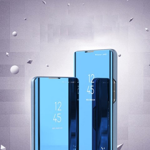 Etui pokrowiec do Samsung S24 Ultra z klapką Clear View Case - niebieski