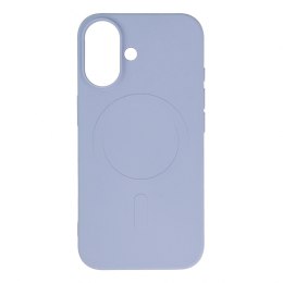 Etui pokrowiec na iPhone 16 Liquid Silicone Case MagSafe - lawendowe