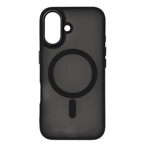 Etui pokrowiec na iPhone 16 Plus Magnetic Collection MagSafe - czarny