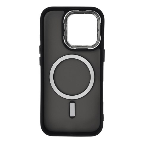 Etui pokrowiec na iPhone 16 Pro Max Magnetic Collection MagSafe - czarny