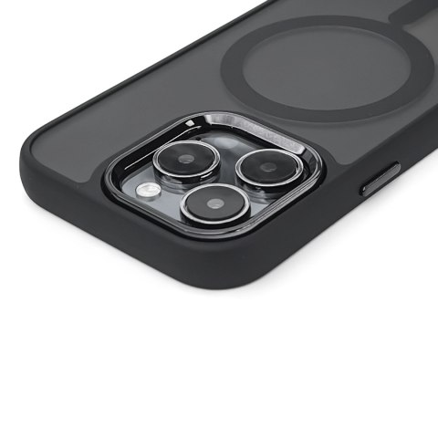 Etui pokrowiec na iPhone 16 Pro Max Magnetic Collection MagSafe - czarny