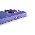 Etui pokrowiec na iPhone 16 Pro Magnetic Collection MagSafe - fioletowy