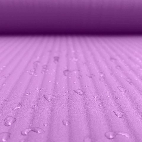 Mata gimnastyczna do ćwiczeń fitness jogi gruba 183 x 61 x 1.5 cm - fioletowa