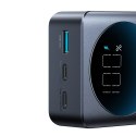Powerbank 30000mAh USB-A USB-C z wyświetlaczem 65W - czarny