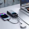 Powerbank 30000mAh USB-A USB-C z wyświetlaczem 65W - czarny