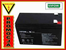 BAT0214 Akumulator żelowy VIPOW 12V 7.5Ah ELEKTRONIKA