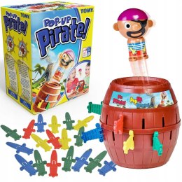 TOMY gra Beczka z wyskakującym piratem T7028 TOMY