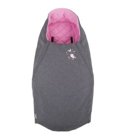 CC843671 Śpiworek wodoodporny Comfi-Extreme szary melange/różowy COMFRY