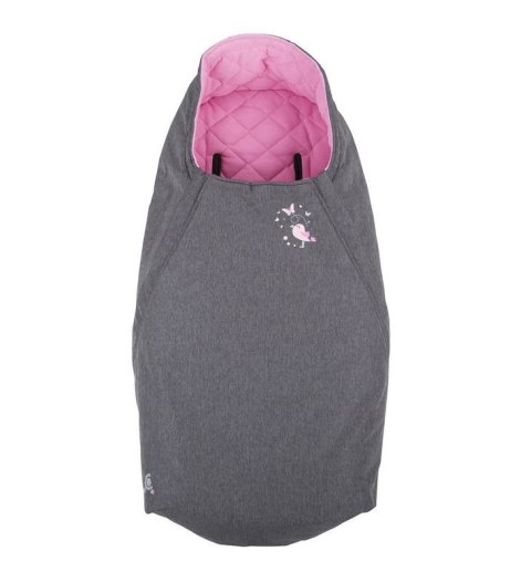 CC843671 Śpiworek wodoodporny Comfi-Extreme szary melange/różowy COMFRY