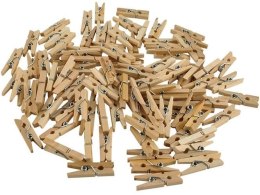 ND12_12882 Klamerki drewniane mini - zestaw 100szt. 5902802907905 RUHHY