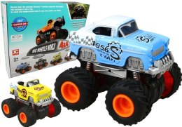 ND24_2276 Auto 4x4 Klasyczny Model Na Dużych Kołach 4 Kolory NASZEDZIECI