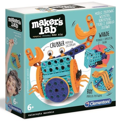 !!! CLE Makers Lab Zwierzęta morskie 50661 CLEMENTONI