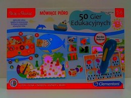 !!! CLE Mówiące pióro 50gier edukacyjnych 50650. CLEMENTONI