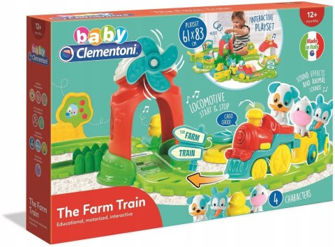 INTERAKTYWNY POCIĄG FARMERA TOR FARMA CLEMENTONI 17391 CLEMENTONI