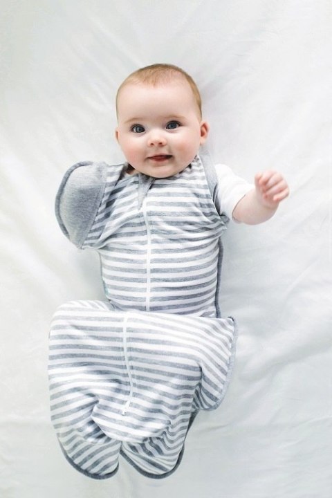 ND19_LTD-L2001002GRL Otulacz Swaddle UP 50/50 - rozmiar L - szary - ETAP 2 Original LOVE